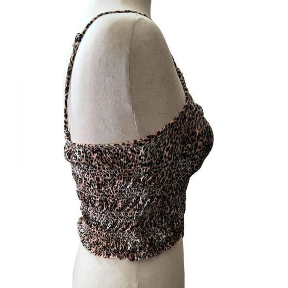 Urban Outfitters animal print top. Adjustable straps, stretchy. Great condition - Picture 4 of 10
